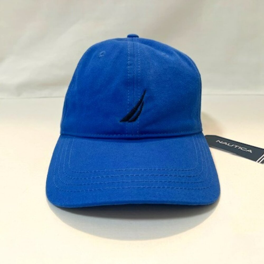 NAUTICA Men's J-Class Adjustable Embroidered Cap - Sapphire/Navy - One Size